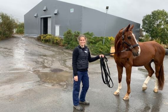 Ridehallen klar til bruk!